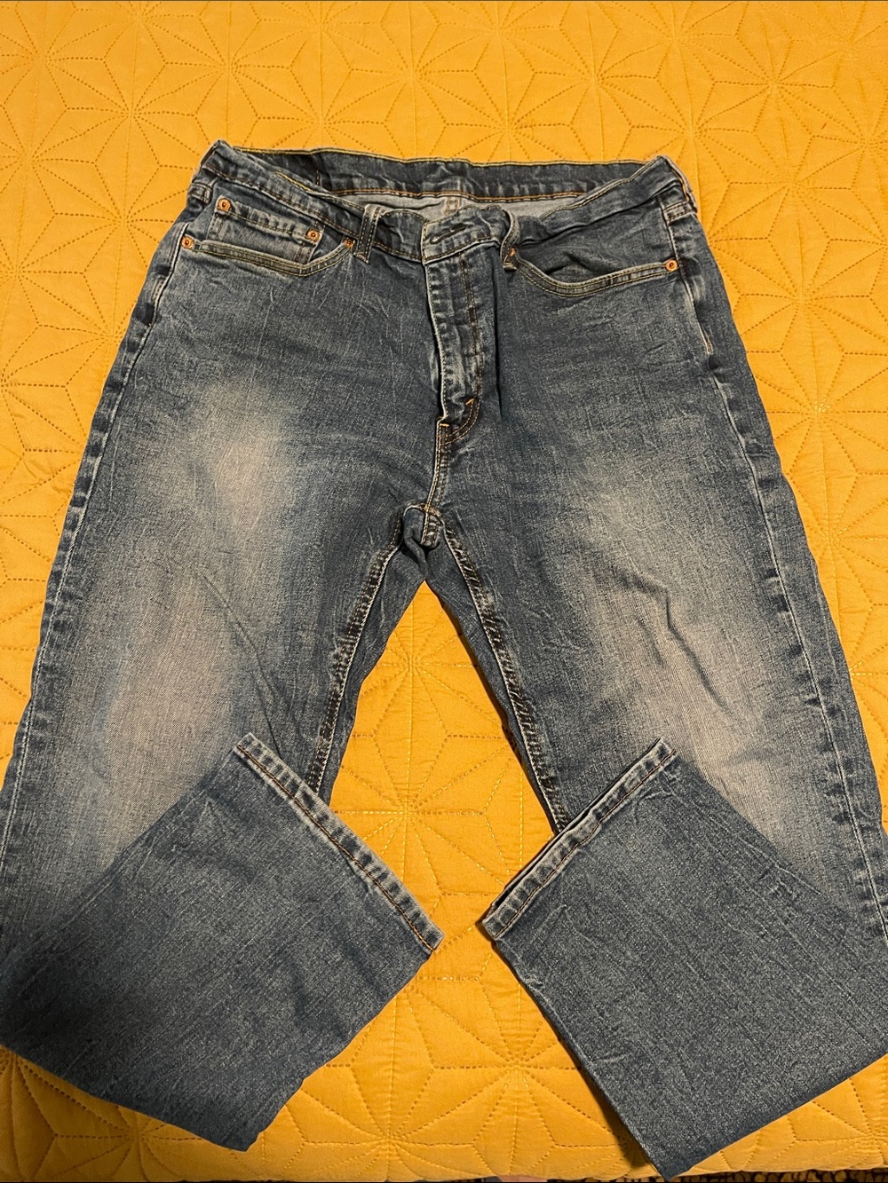 Levi's Men's 541 style Faded Blue Straight Jeans